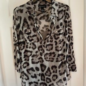 INC Animal print Blouse